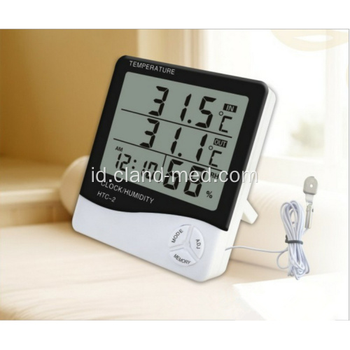 Jam Alarm Digital Suhu Hygrometer Nyaman